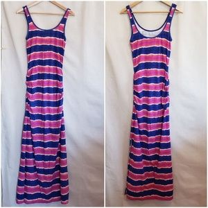 Tommy Bahama tie-dye maxi dress with slit